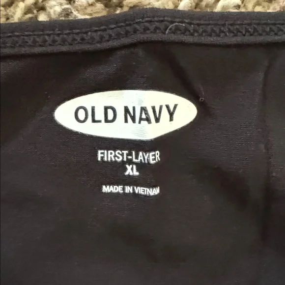 Old Navy First Layer Tank W/Spaghetti Straps Black - Picture 3 of 5